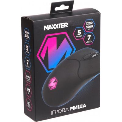Мышка Maxxter McG-6B-I603 USB Black (McG-6B-I603) | Зображення 4