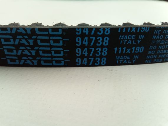 Ремінь ГРМ ВАЗ 2108 DAYCO (94738) трпаець.зуб (2108-1006040-10) | Зображення 2