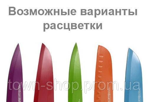 Нож универсальный Kamille Antibacterial 15см c антибактериальным покрытием KM-5176 | Зображення 1