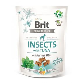 Лакомство для собак Brit Care Dog Crunchy Cracker Insects с тунцом и белком насекомых 200 гр