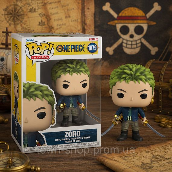 Игровая фигурка Funko POP! серии Большой куш S1 - Зоро | Зображення 2