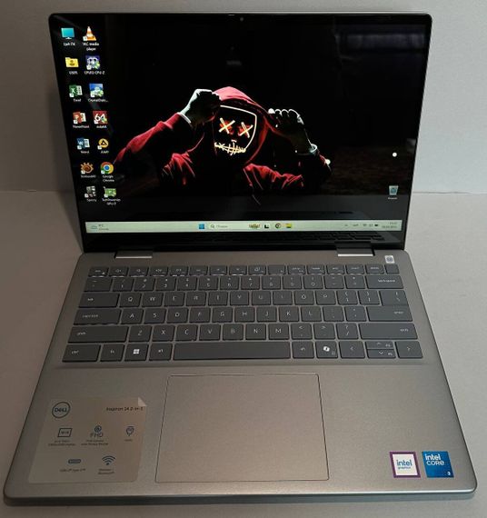 Ноутбук Dell Inspiron 7440 2in1 / 14" (1920x1080) IPS Touch / Intel Core 3 100U (2 (4) ядра по 1.2 - 4.7 GHz) / 8 GB DDR5 / 512 GB SSD / Intel Graphics Xe / WebCam б/у | Зображення 1