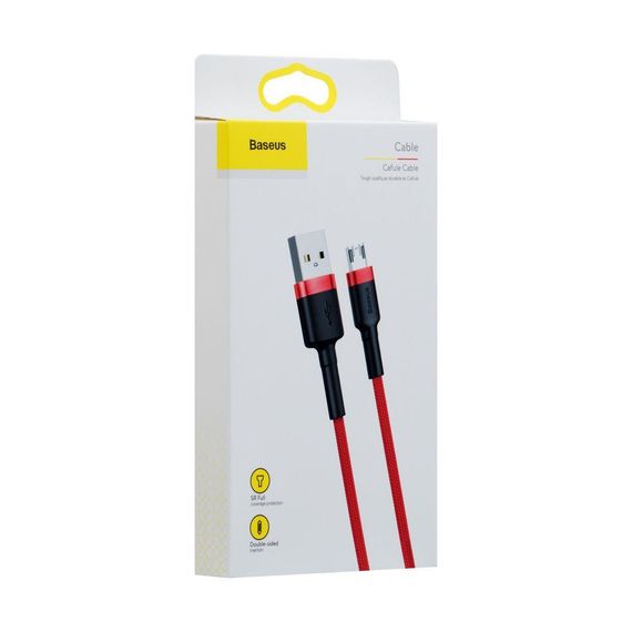 Кабель USB Baseus USB to Micro 2.4A CAMKLF-B Колір Сіро-Чорний, G1 | Зображення 2