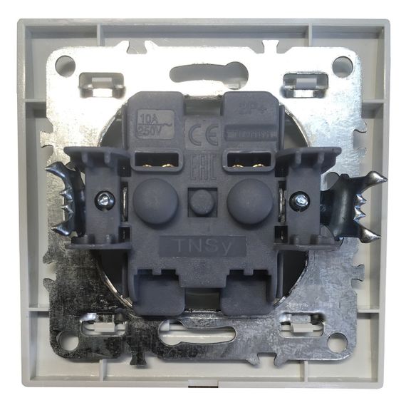 Розетка внутрішній установки 1-а б/з з захисна шторка біла IP20 Malta Ny95000957 | Зображення 1