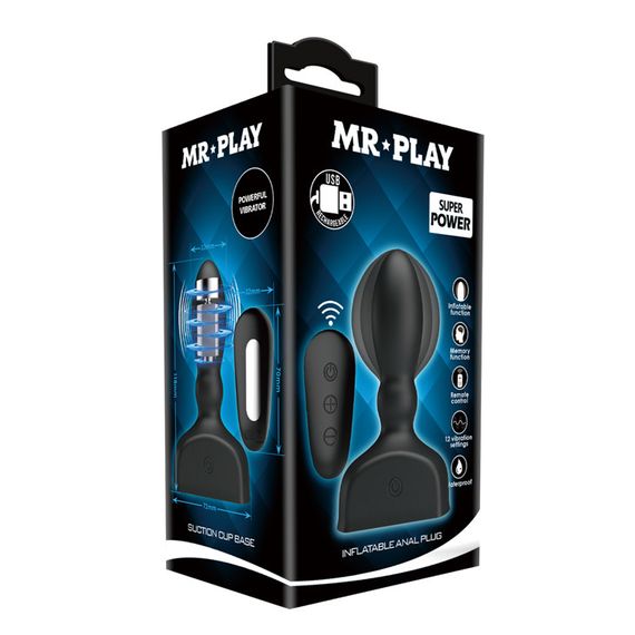 Анальна пробка - Mr.Play Inflatable Anal Plug Sex Aura | Зображення 8