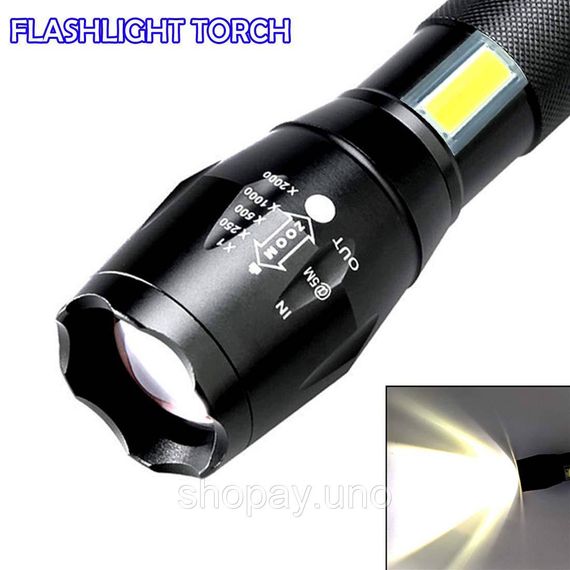 Фонарик ручной BAILONG BL-29-T6 USB MICRO CHARGE ∙ Тактический водонепроницаемый фонарь BAILONG BL-29-T6 | Зображення 3