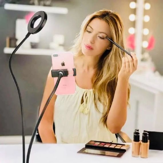 Ліхтар для селфі Professional Live Stream, Накамерне світло для відеокамер, Ring led lamp, YH-239 Селфі лампи | Зображення 5