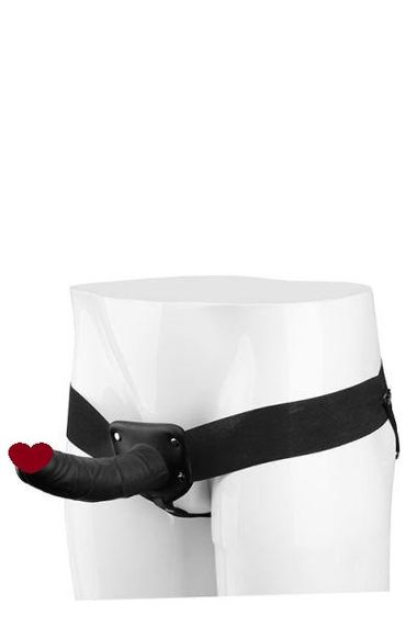 Страпон-фаллопротез BLAZE VIBRATING HOLLOW STRAP-ON Sex Aura