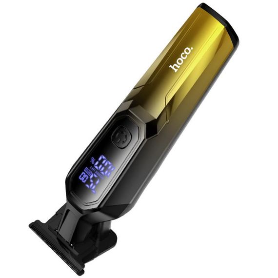 Машинка для стрижки волосся Hoco HP27 Engraving Gold | Зображення 2
