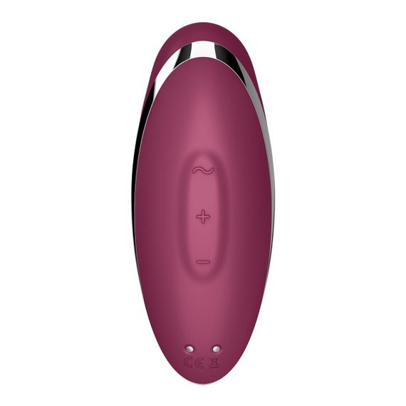 Вібростимулятор-пульсатор Satisfyer Tap & Climax 2 Red, ефект постукування пальцем Sex Aura | Зображення 5