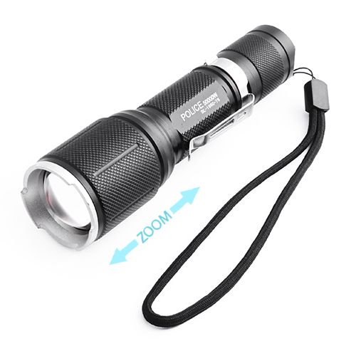 Ліхтар діодний Police BL-1860-T6, 1x18650, ЗУ 220V/12V, zoom, BOX
