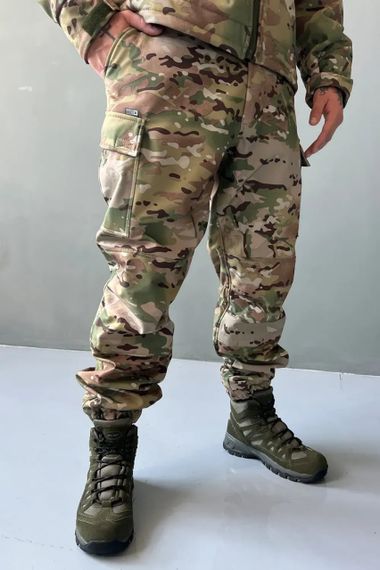 Штани військові зимові Softshell ТТХ, Мультикам, 48 | Зображення 1