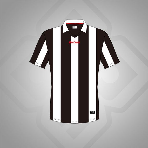 Футболка BestTeam Torres SC-13022BW черная с белым