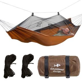 Туристичний гамак з москітною сіткою (240х150см), до 150 кг, A001 / Підвісний гамак для кемпінгу