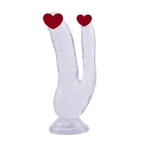 Фалоімітатор подвійний 8.0 Inch Dildo, Clear Sex Aura