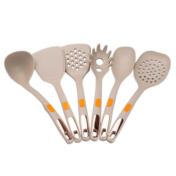 Набір кухонного приладдя на підставці 6 шт сірий HP27473B | Зображення 2