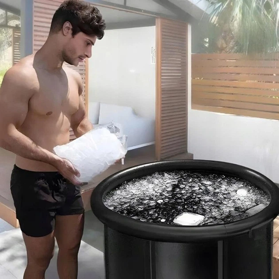 Круглий каркасний басейн для крижаної ванни / Льодова надувна ванна "Ice Bath Spa" | Зображення 2