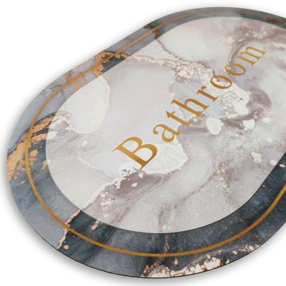 Вологопоглинаючий килимок мармур "Bathroom" 38*58CM*3MM (D) SW-00001569