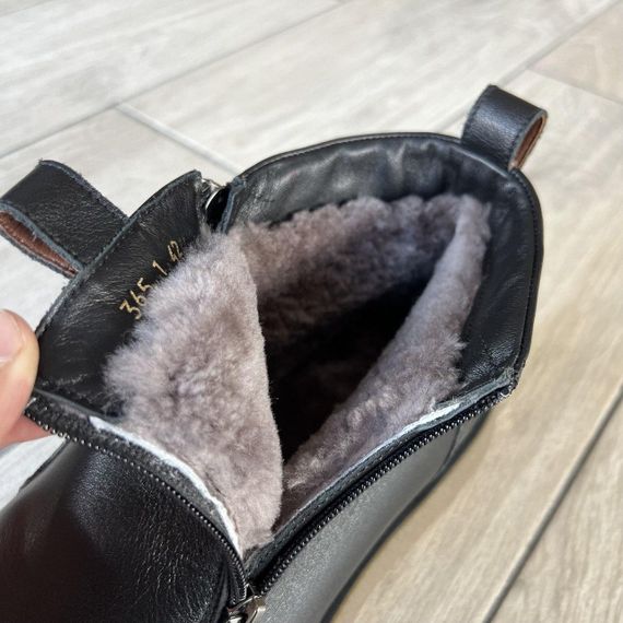 Теплі черевики з натуральної шкіри та ТЕП підошви | Зображення 3