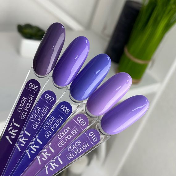 Гель-лак ART in detail 10 (ярко-сиреневый) 6мл | Зображення 3