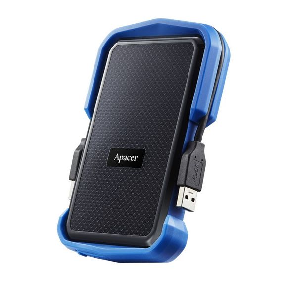 Жесткий диск Apacer 2.5&quot; USB 3.1 1TB AC631 защита IP55 Black/Blue (AP1TBAC631U-1) | Зображення 2
