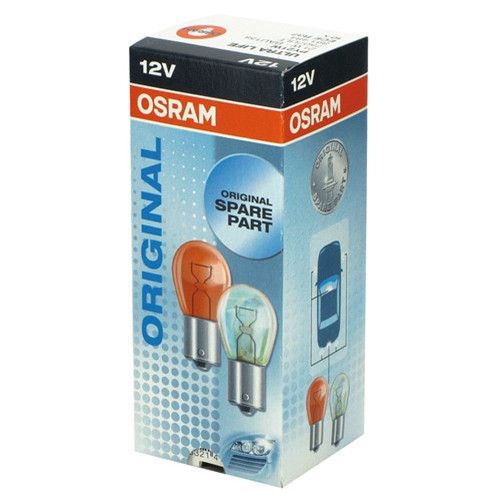 Покажнена лампа розжарювання OSRAM 7507 PY21W 12 V BAU15s 10X5 Amber | Зображення 1