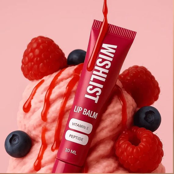 Бальзам-блиск для губ Wishlist Lip Balm - Ruby Nectar (10 ml)(Брелок "Ягода Достигла") | Зображення 5