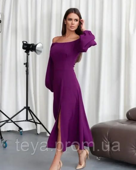 Плаття для жінок колір фіолетовий розміри S, 3XL, XXL, XL, L, M FI_009401 | Зображення 1