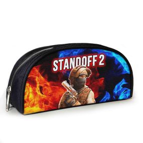 Пенал школьный с принтом Standoff 2, 23х10х8 см детский для девочки,мальчика (3925)