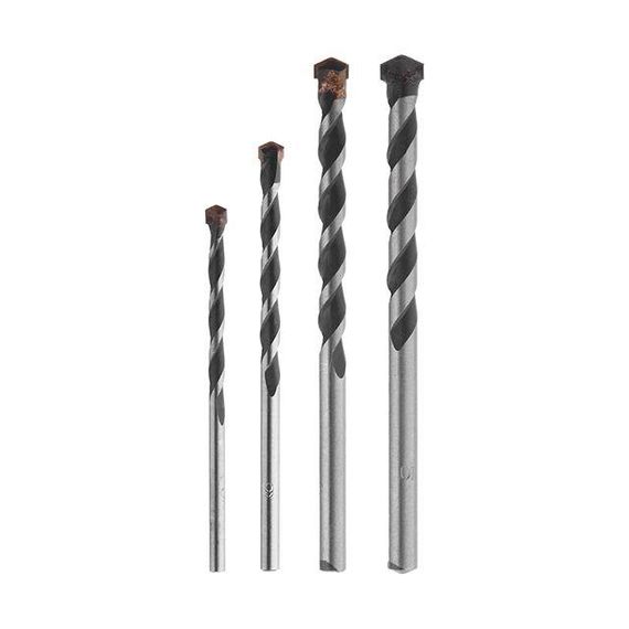Набір свердел по бетону 4 од. INTERTOOL SD-0105