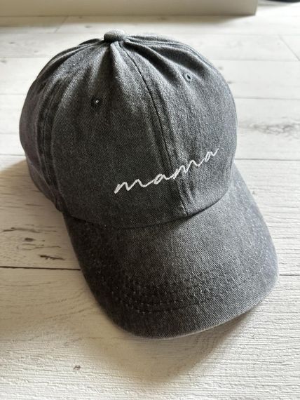 Кепка бейсболка Мама (Mama) Серая 56-60р (8088)