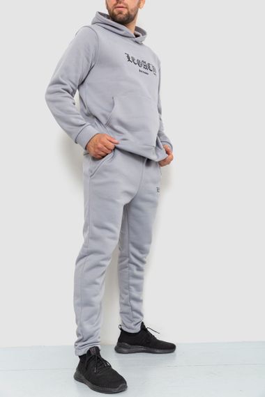 Спортивный костюм мужской на флисе, цвет светло-серый, 238R57046 | Зображення 3