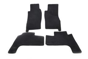 Коврики EVA (черные) Длинный, 4 штук (передние и задние) для Nissan Patrol Y61 1997-2011 гг