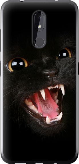 Чехол на Nokia 3.2 Чёрная кошка "932u-1705-17620"