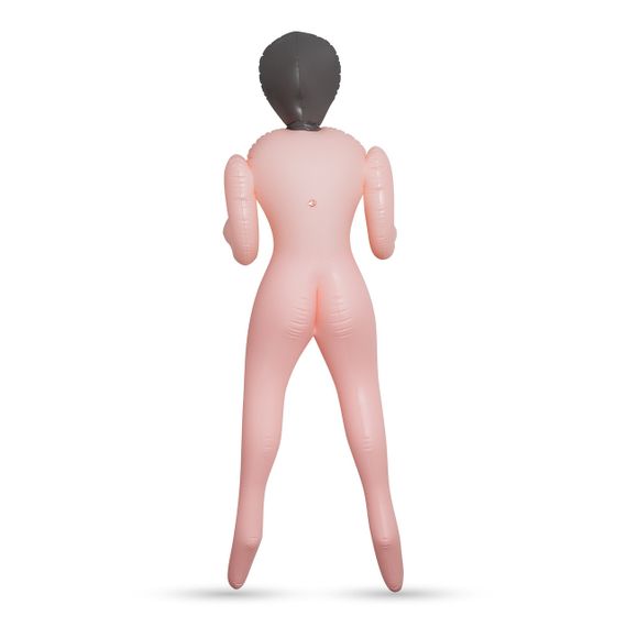 Секс-лялька з 3 отворами Crushious ALICIA The Inflatable Nurse, бежева, 155 см Sex Aura | Зображення 2