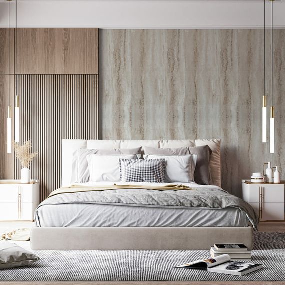 Самоклеюча вінілова плитка в рулоні 600х3000х2мм Перламутровий мармур Глянсова SW-00001283 | Зображення 5