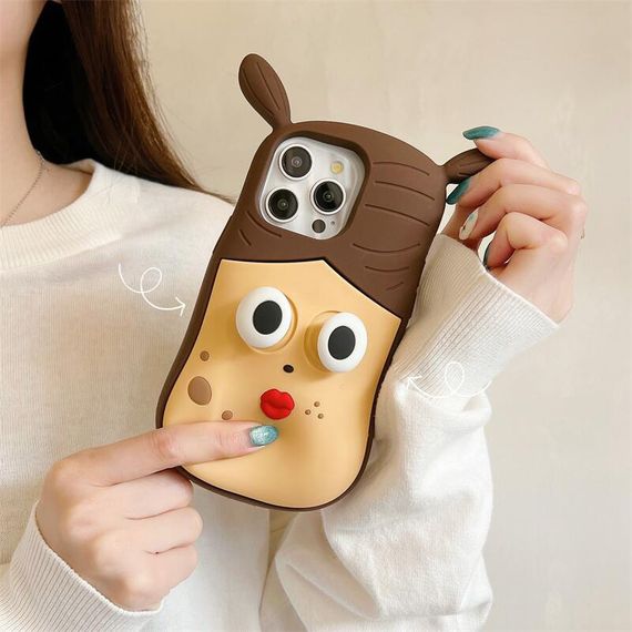 Силіконовий чохол Funny 3D для Apple iPhone 12 Pro Max (6.7") | Зображення 4