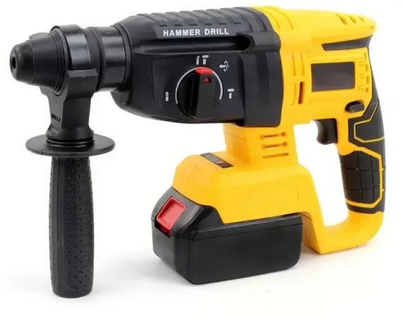 Набор 5 в1 Шуруповер + Болгарка + Перфоратор + Гайковерт + Пила NEW 98V (желтый) | Зображення 2