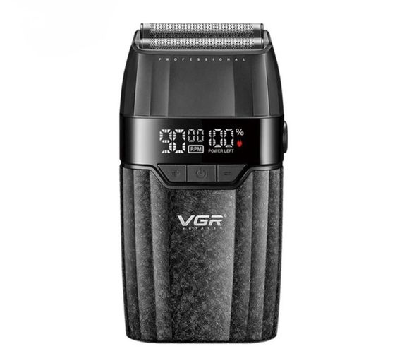 Электробритва VGR V640S беспроводной аккумуляторный шейвер сеточный для мужчин 3 скорости Черный