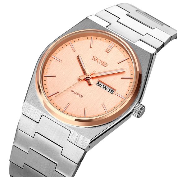 Чоловічий годинник Skmei 9288SIRGRG Silver-Rose Gold-Rose Gold | Зображення 1