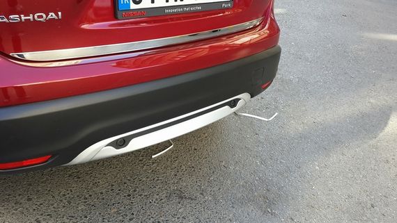 Кромка багажника (нерж.) Carmos - Турецька сталь для Nissan Qashqai 2014-2021рр | Зображення 2