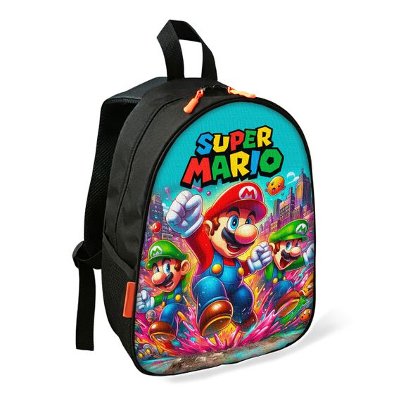 Рюкзак Супер Маріо дитячий шкільний/міський 34х27х13 см для хлопчика (02466)