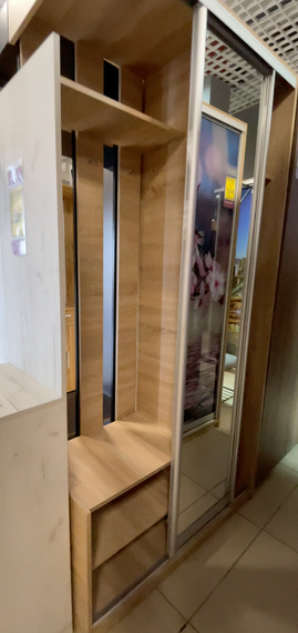 Прихожая City One Door Doros Дуб сонома 1 Зеркало 110х45х210 (44900083) | Зображення 3