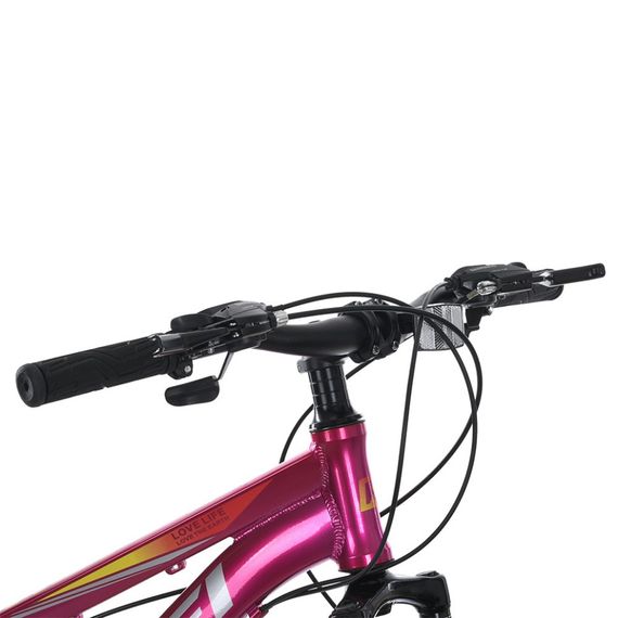 Велосипед MTB2601-3, 26 дюймів, алюмінієва рама 13 Shimano 21SP фуксія | Зображення 4