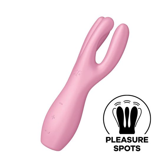 Кліторальний вібратор Satisfyer Threesome 3, рожевий | Зображення 3