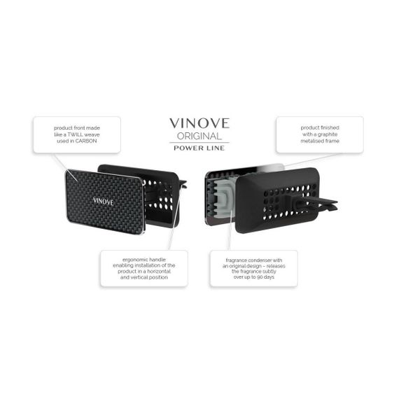 Ароматизатор для авто VINOVE Silverstone, колекція Energy, чоловічий аромат цитрусу, дерева та мускусу, 90 днів, змінний картридж | Зображення 5