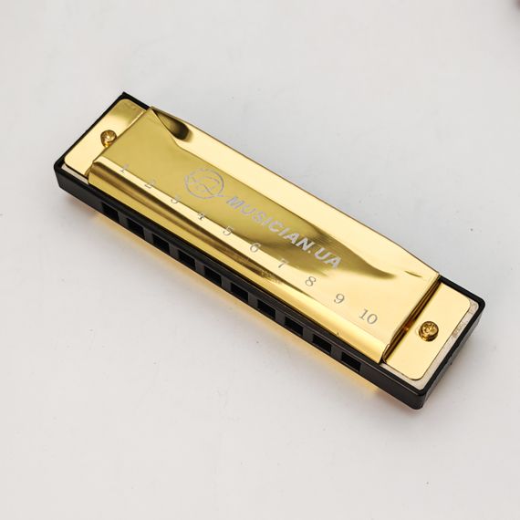 Губна гармоніка Musicality H10-GD _Harmonica (До) (Gold) (губна гармошка)