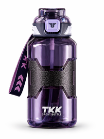 Тритановая бутылка TKK 1500 мл фиолетового цвета для занятий спортом