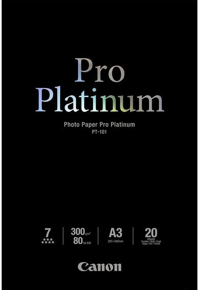 Бумага Canon A3+ Pro Platinum Photo Paper PT-101, 20л (2768B017)