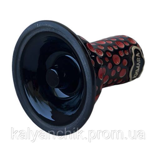 Чаша для кальяна Khmara Tulipa-F Black Bubble Red | Зображення 1